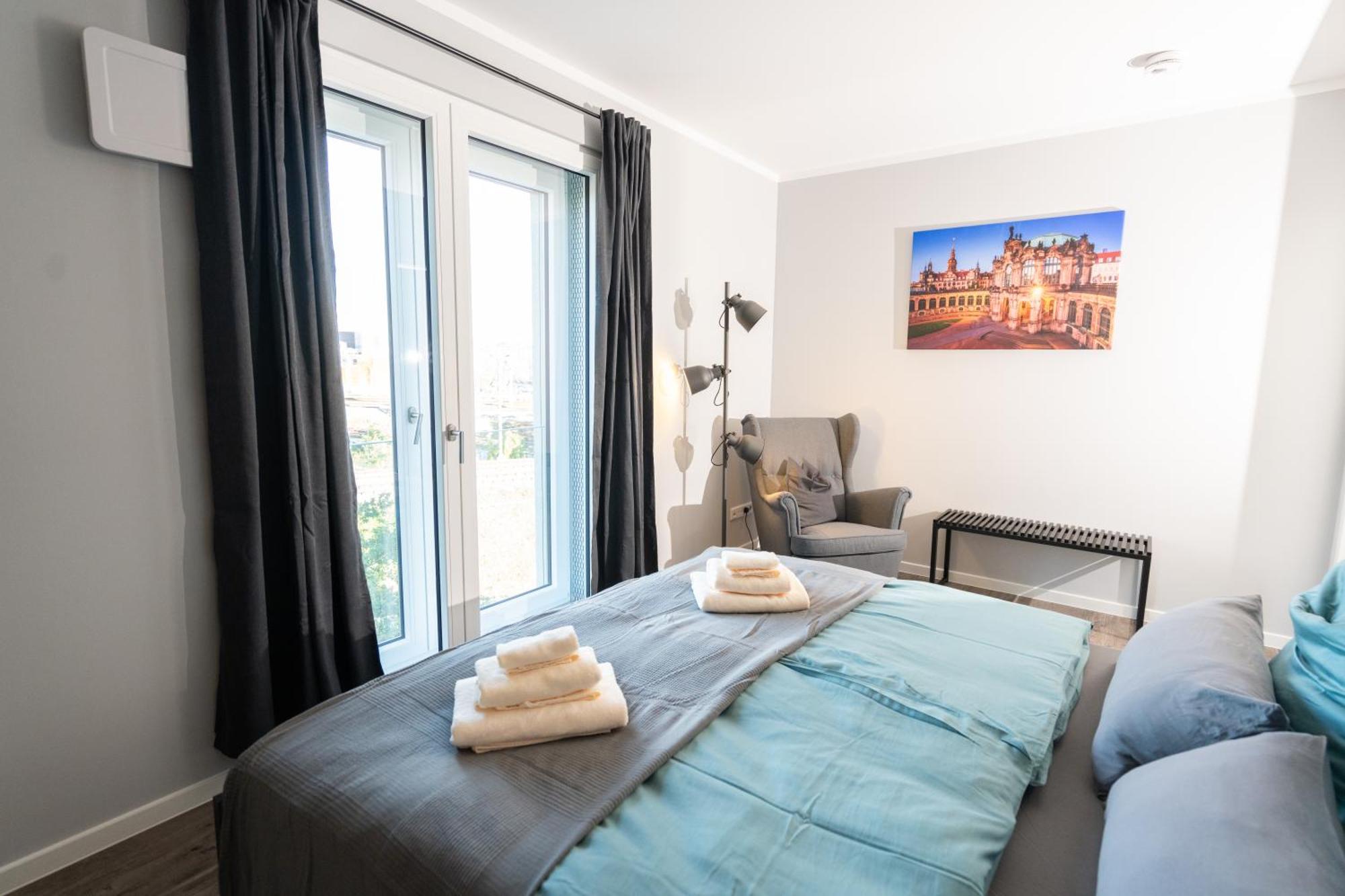Supreme City Dream Mit Terrasse Und Parkplatz - 110M² Dresden Exteriör bild